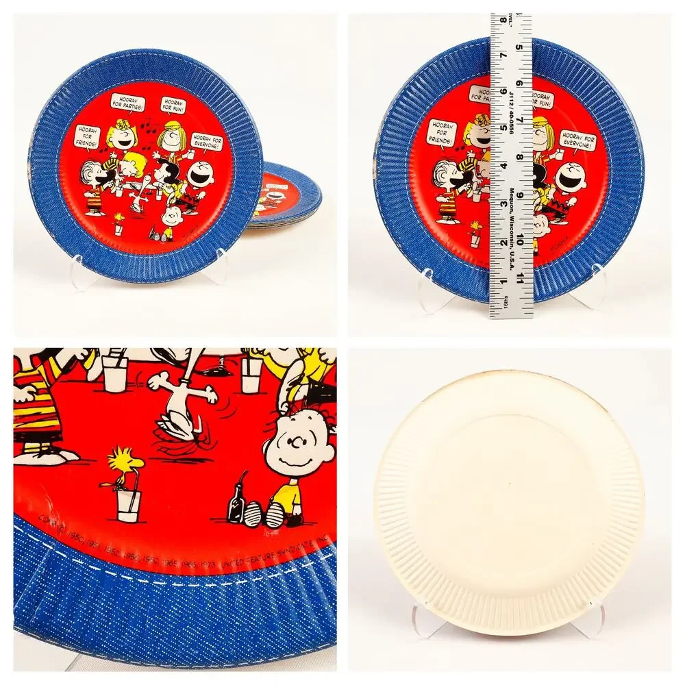 Mixed Lot 80s Birthday Plates Cups Garfield Muppets Dukes Scooby Knight Rider